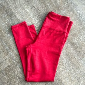 Red size 6-8 Zyia leggings